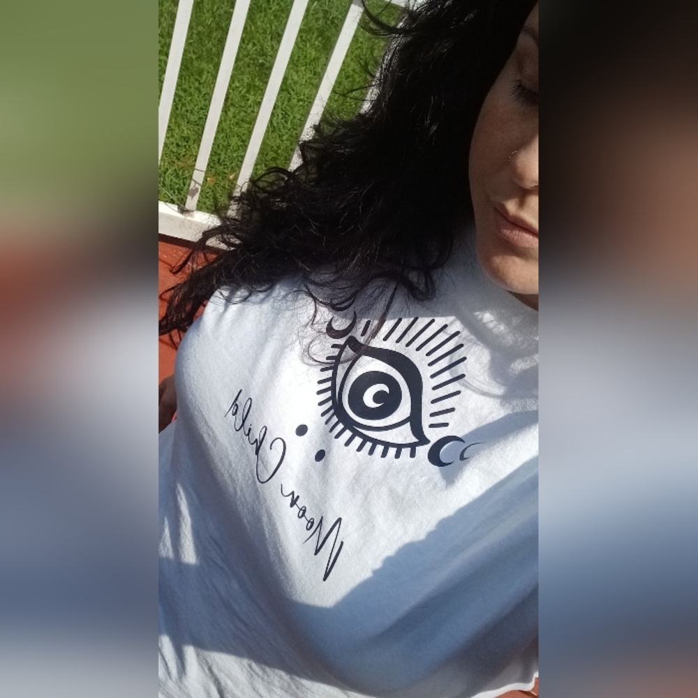 Moon Child Tshirt Cotton